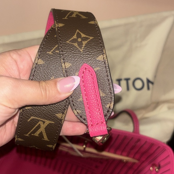 Louis Vuitton MM Neverfull bando inside out Pink Tote Bag - Picture 6 of 7